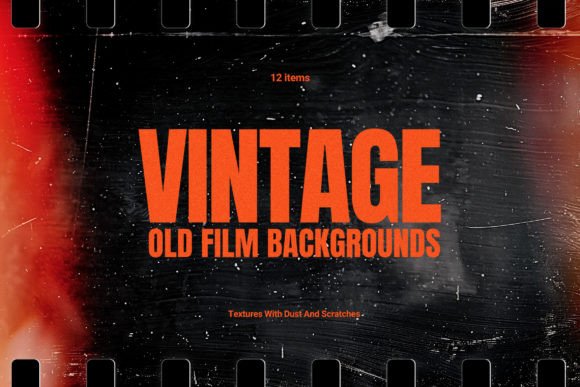 Download 12 Vintage Old Film Backgrounds - Vintage Collection