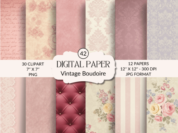 Download Vintage Boudoir Bundle - Vintage Collection