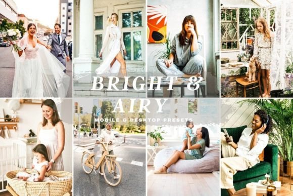 Download 10 Bright &amp; Airy Lightroom Presets - Bright Collection
