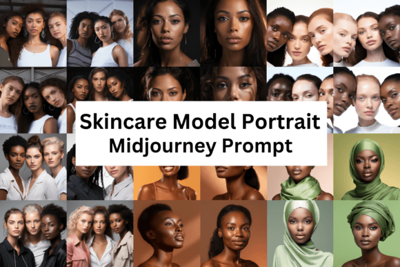 Download Ai Prompt for Skincare Model Portraits - Portraits Collection