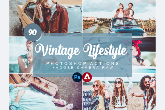 Download Vintage Lifestyle Photoshop Actions - Vintage Collection
